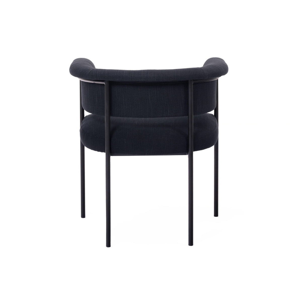 Taylor Black Performance Linen Dining Chair Dining Chairs| TOV