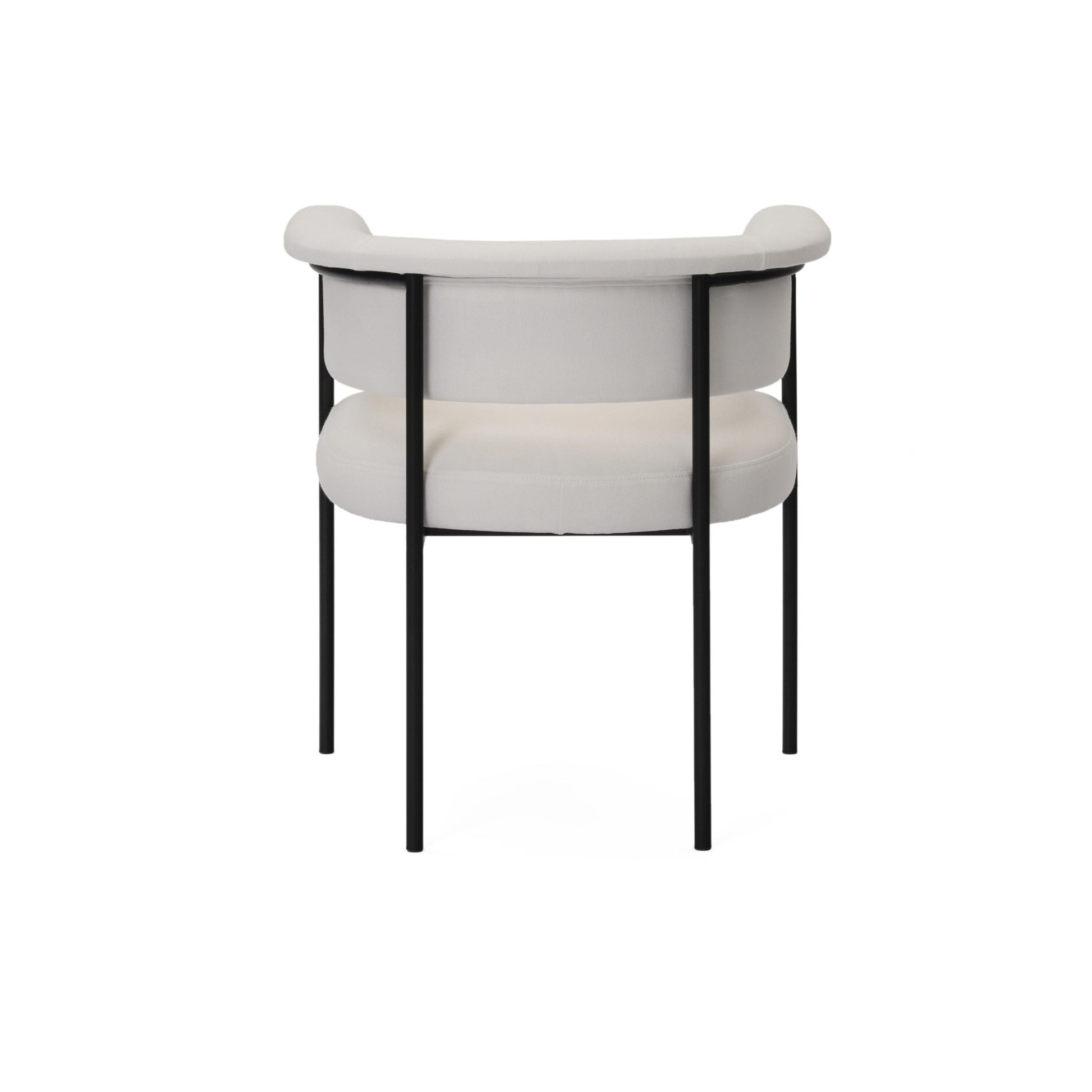 Taylor Cream Performance Linen Dining Chair Dining Chairs| TOV