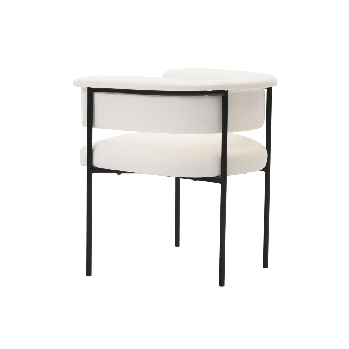 Taylor Cream Performance Linen Dining Chair Dining Chairs| TOV