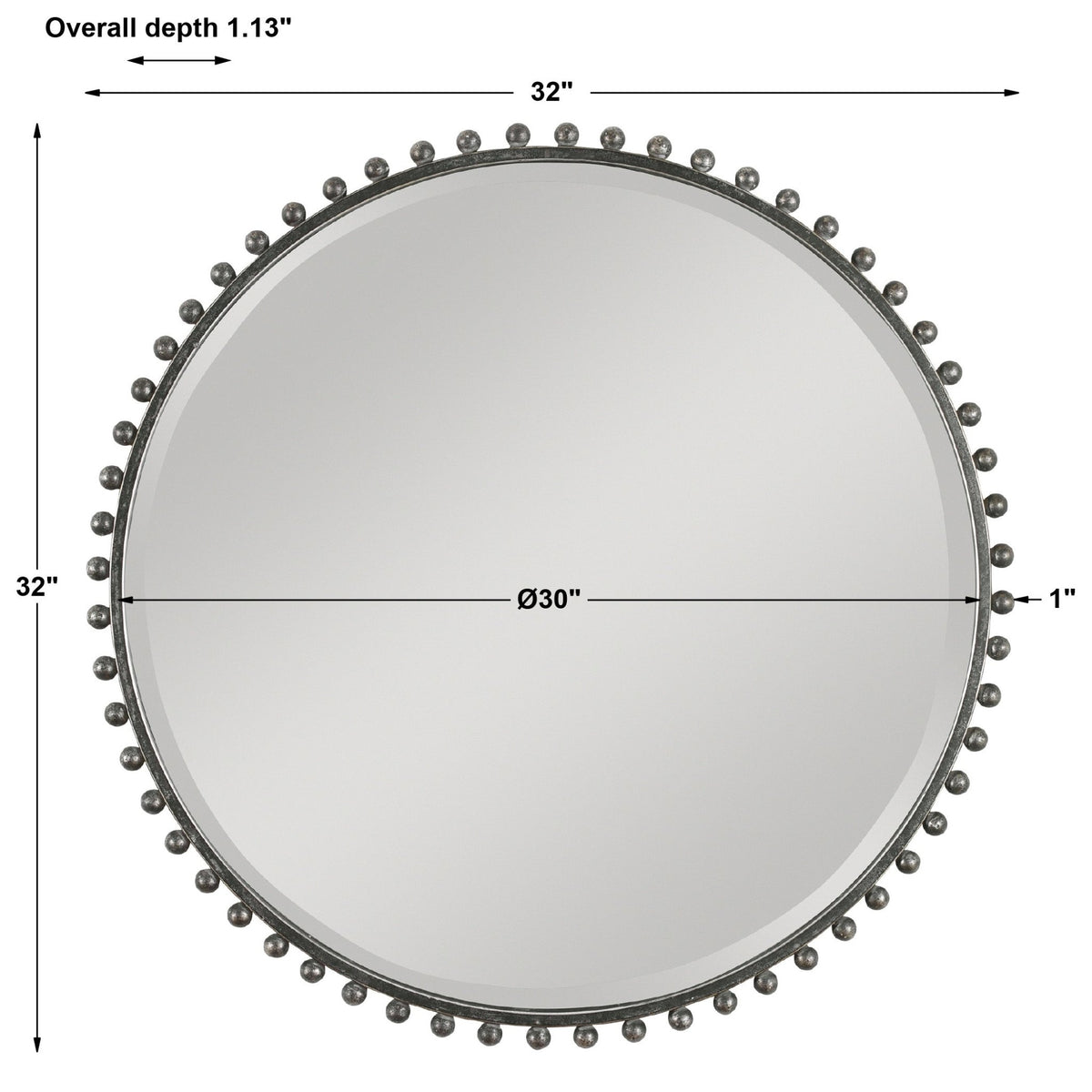 Taza Round Mirror Mirrors| Uttermost