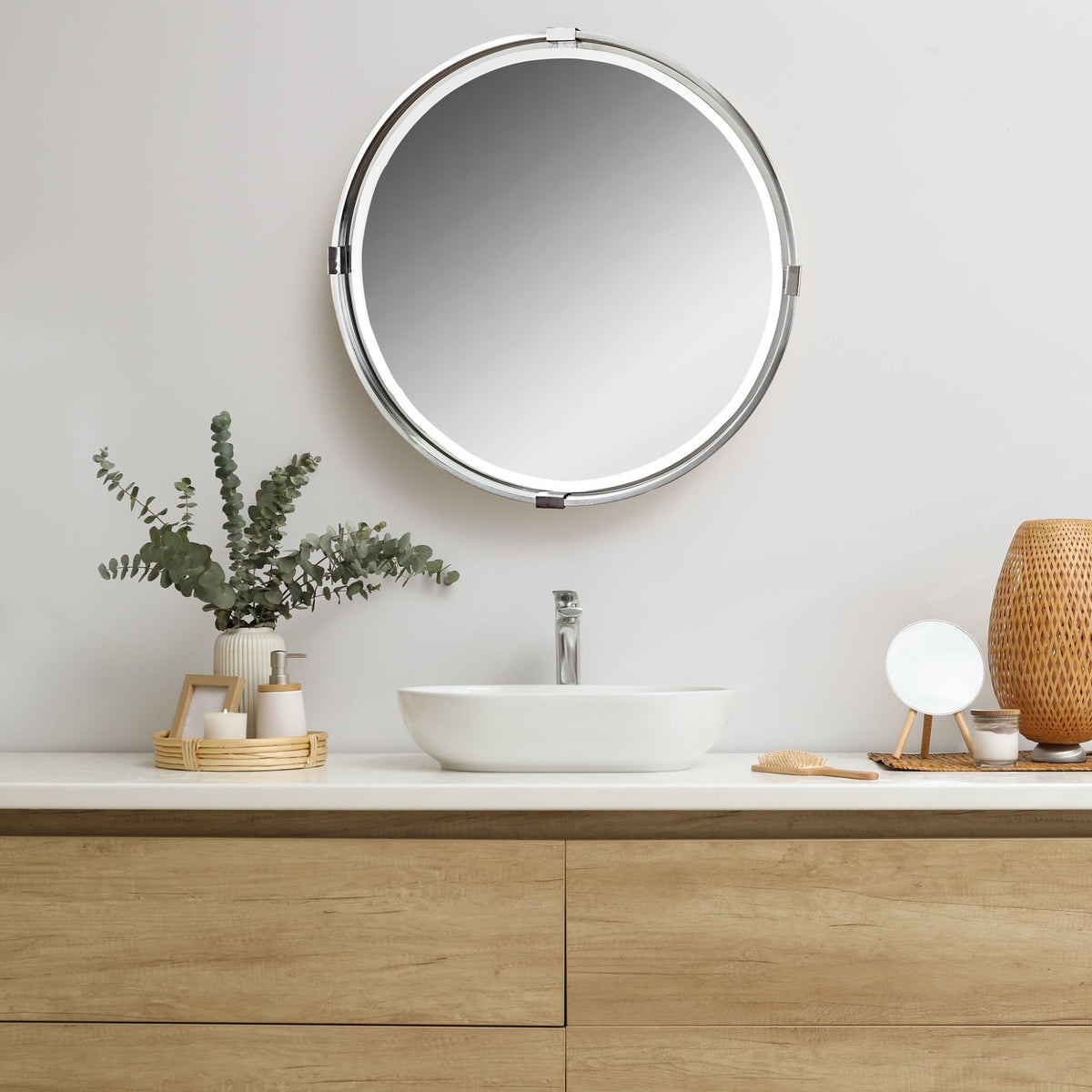Tazlina Round Mirror Mirrors| Uttermost