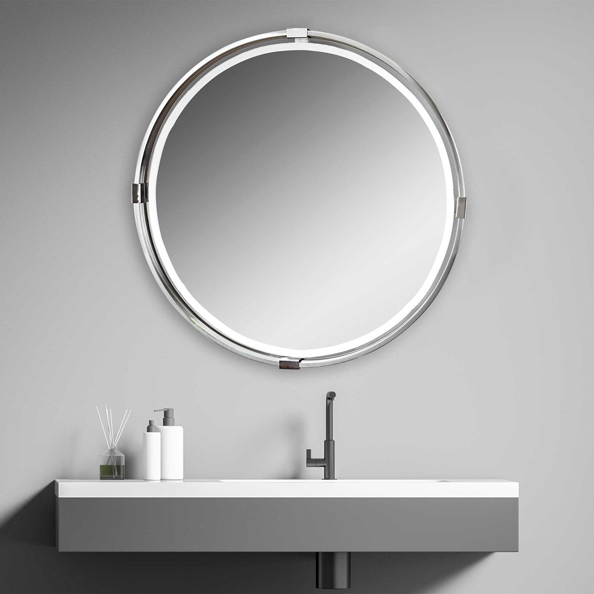 Tazlina Round Mirror Mirrors| Uttermost