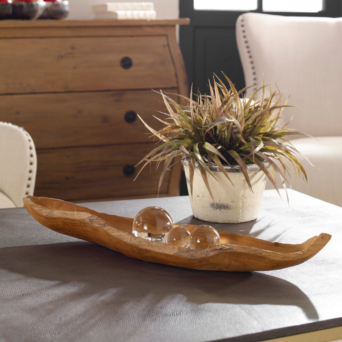Teak Leaf Bowl Bowl| Uttermost