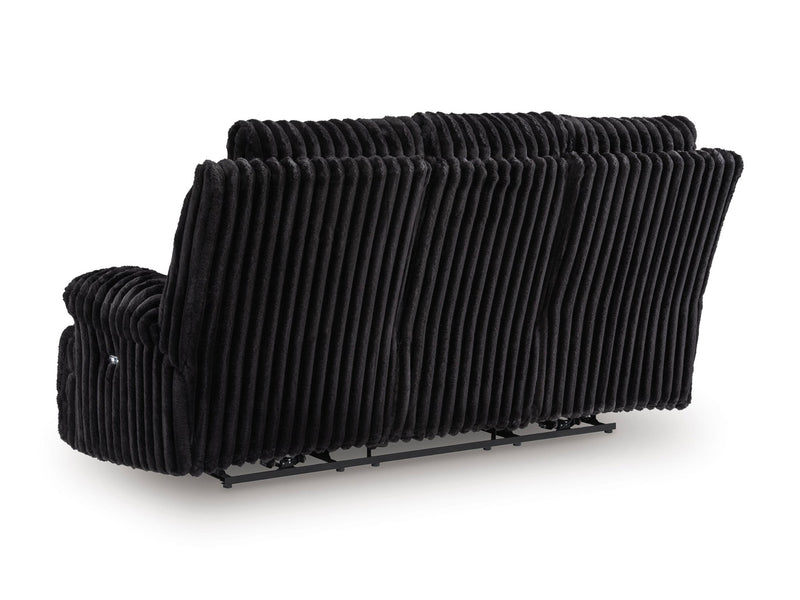 Technique Power Reclining Sofa with Drop Down Table - Al Rugaib Furniture