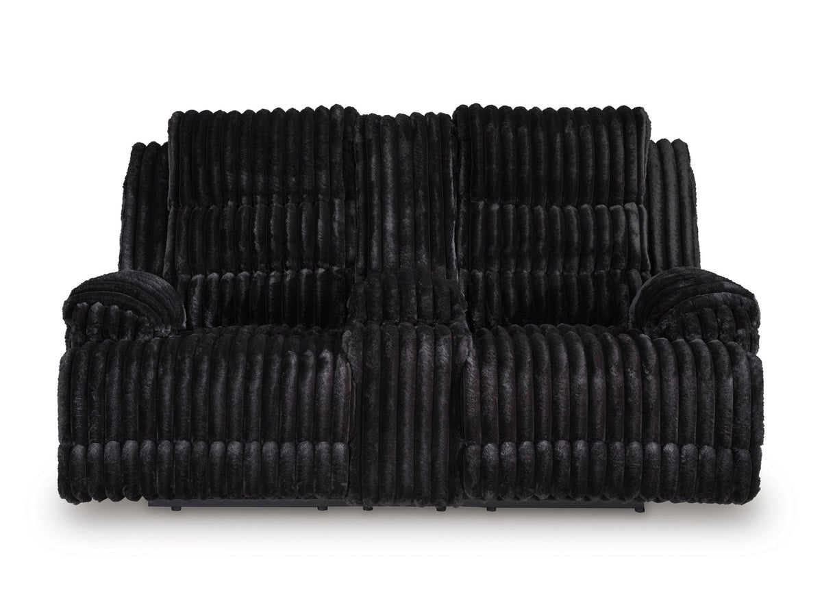 Technique Reclining Loveseat with Console Recliners| Ashley Homestore