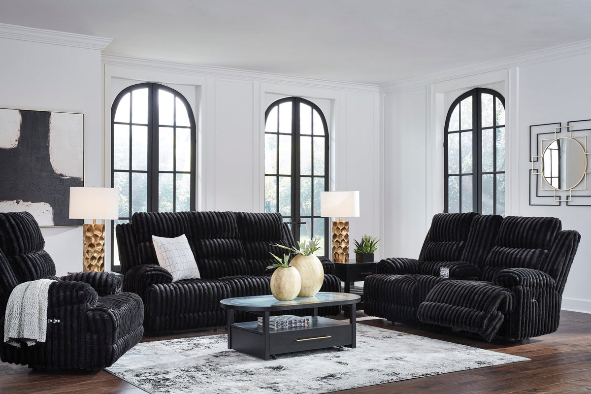 Technique Reclining Loveseat with Console Recliners| Ashley Homestore