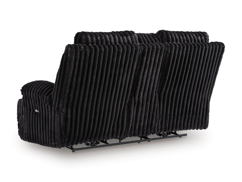 Technique Reclining Loveseat with Console - Al Rugaib Furniture