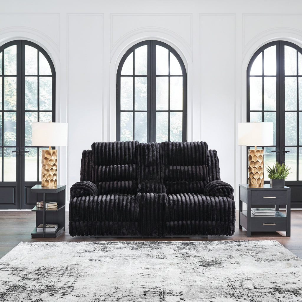 Technique Reclining Loveseat with Console Recliners| Ashley Homestore