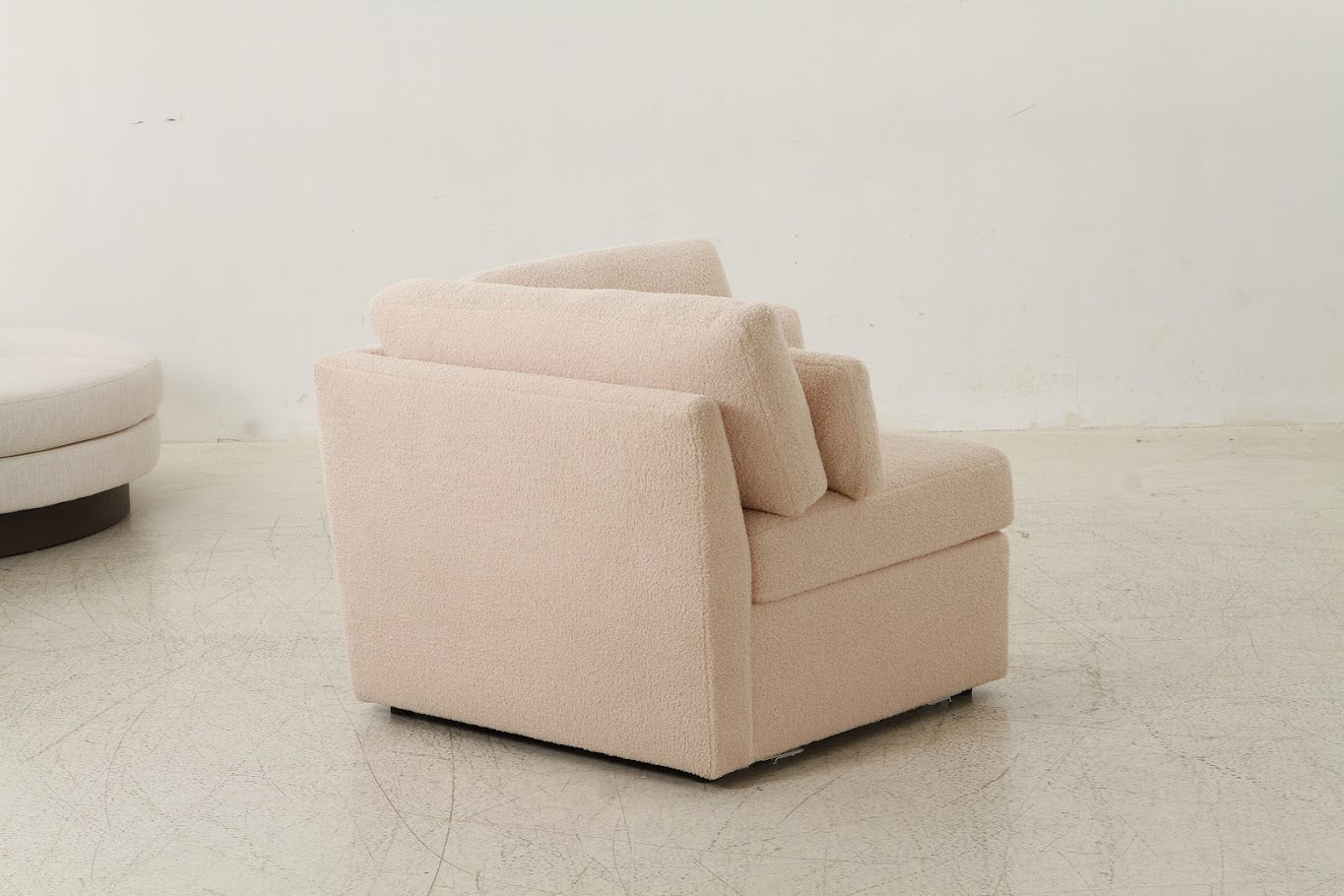 Teddy beige boucle corner Sectionals| Roots Furniture
