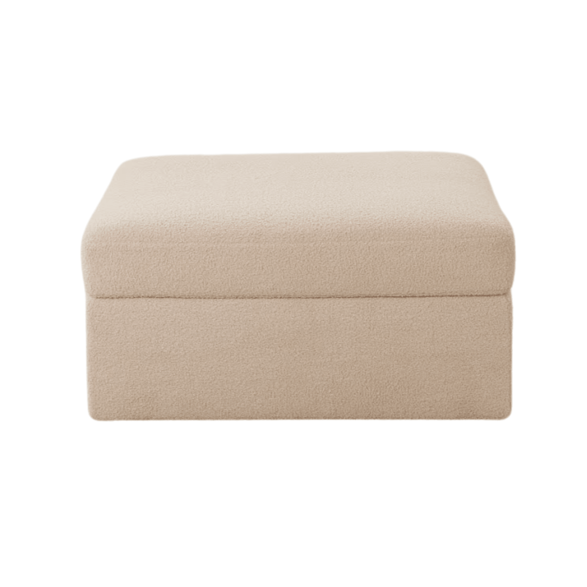 Teddy beige boucle ottoman Sectionals| Roots Furniture