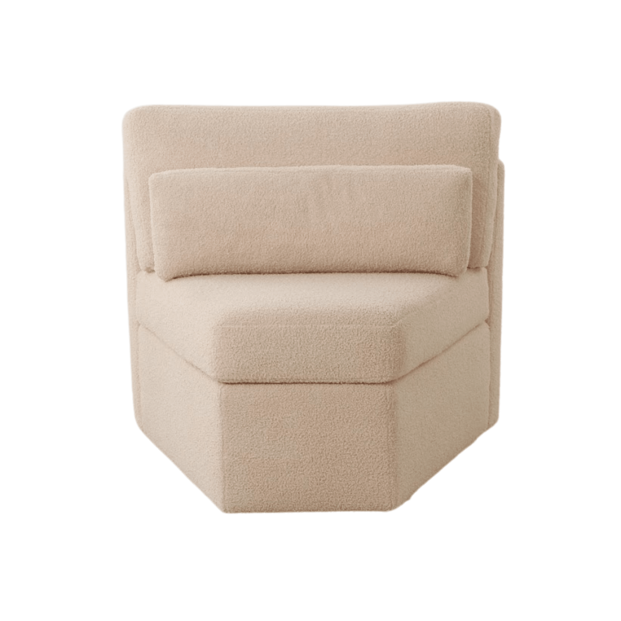 Teddy beige boucle wedge Sectionals| Roots Furniture