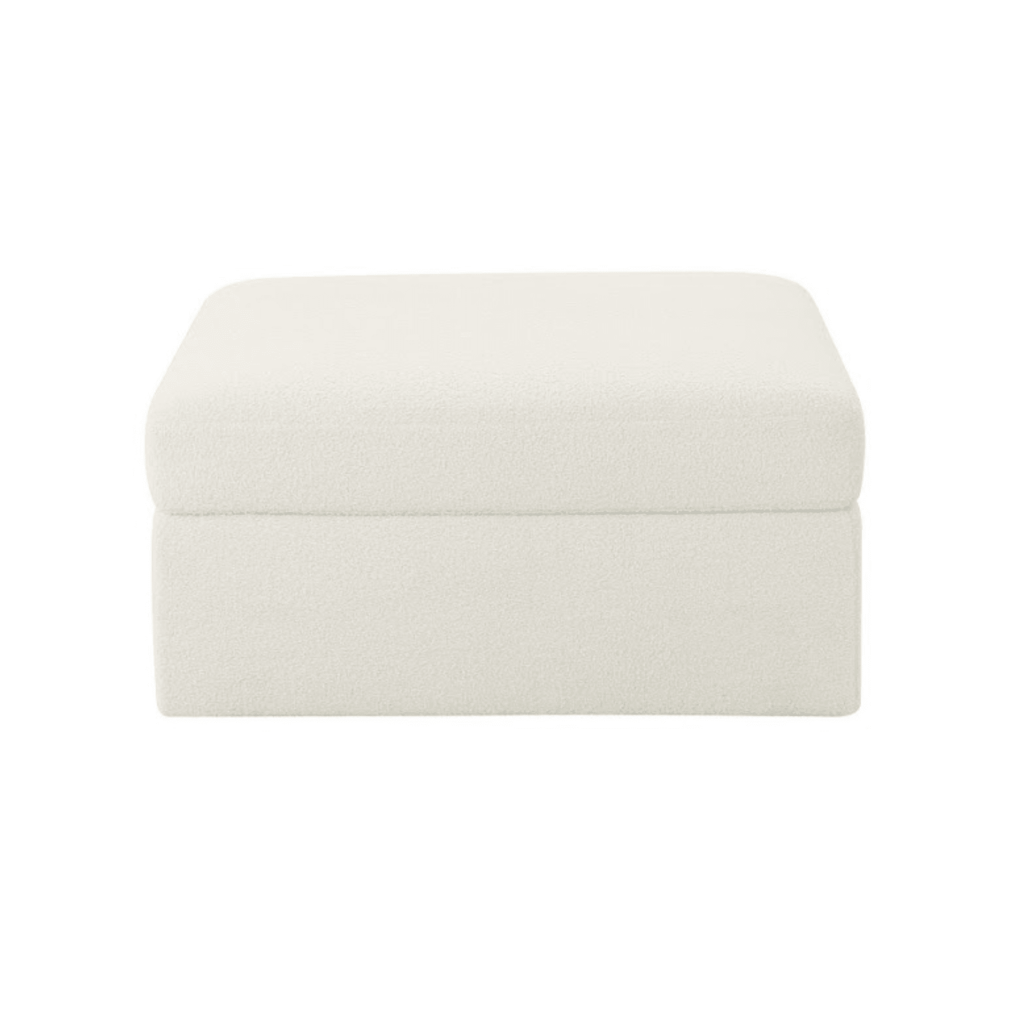 Teddy white boucle ottoman Sectionals| Roots Furniture