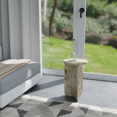 Tellis MARBLE SIDE TABLE - Al Rugaib Furniture