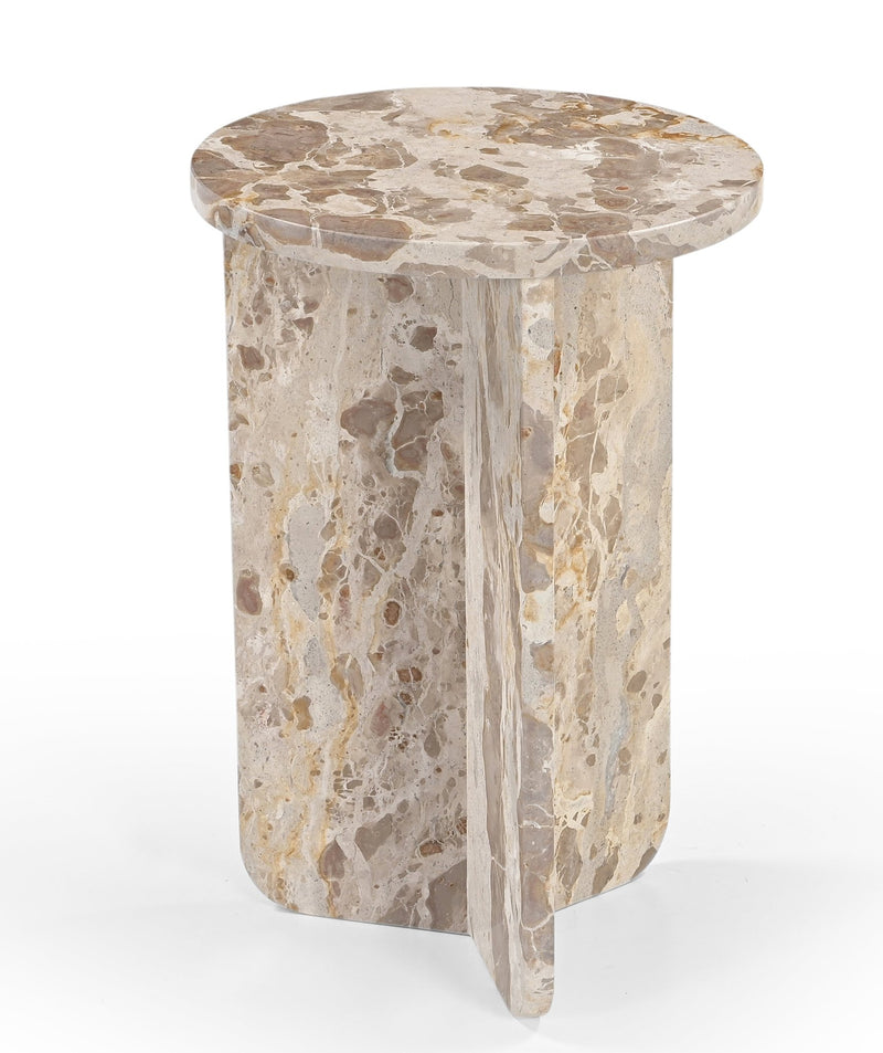 Tellis MARBLE SIDE TABLE - Al Rugaib Furniture