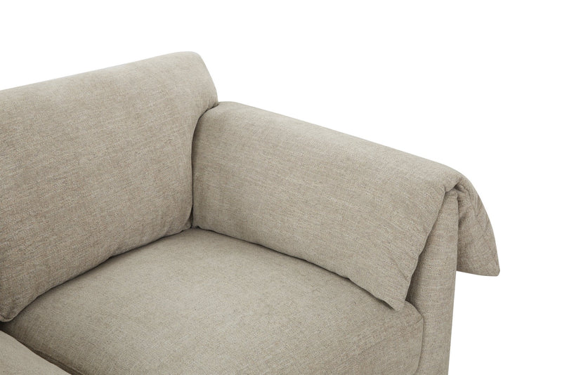 Tera gray brown 3 Seater Sofa (240CM) - Al Rugaib Furniture