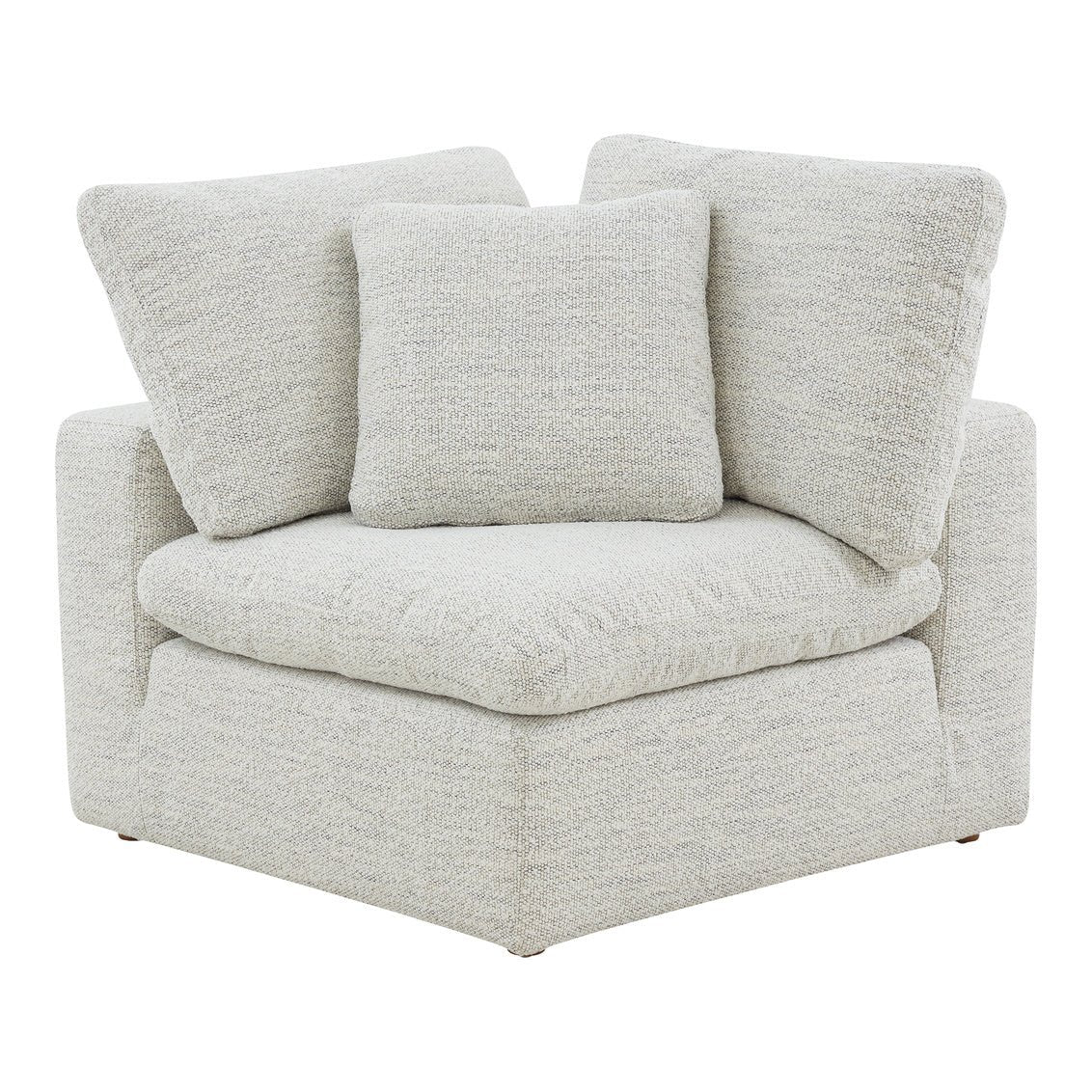 Terra Condo Corner Chair Neverfear™ Fabric Coastside Sand Sectionals| Moe's Home