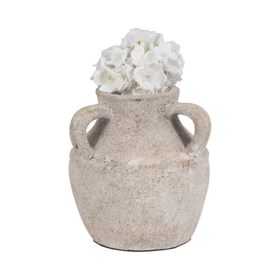 Terracotta, 10" Triple Handle Jug, Ivory - Al Rugaib Furniture