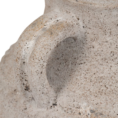 Terracotta, 10" Triple Handle Jug, Ivory - Al Rugaib Furniture