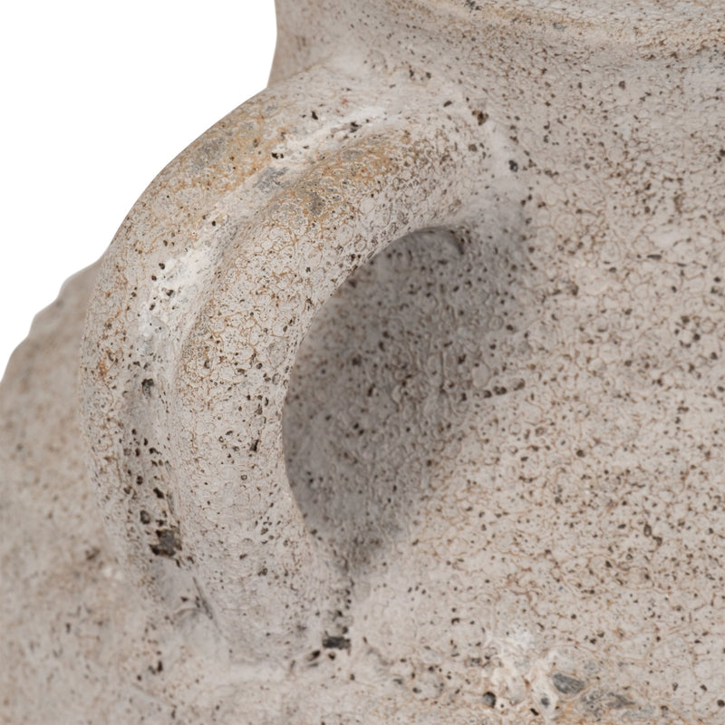 Terracotta, 10" Triple Handle Jug, Ivory - Al Rugaib Furniture