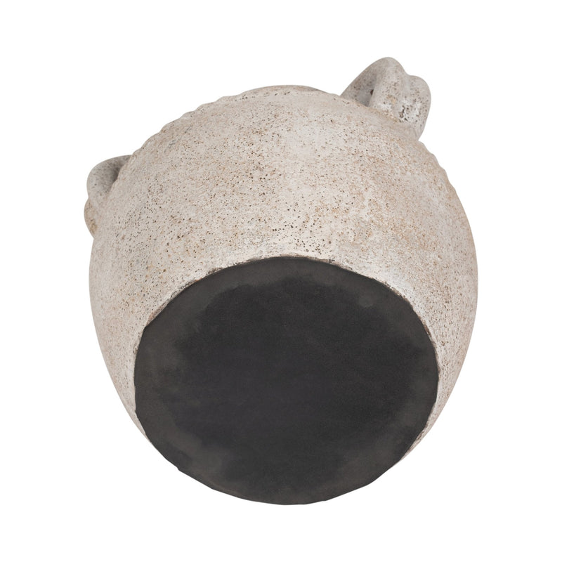 Terracotta, 10" Triple Handle Jug, Ivory - Al Rugaib Furniture