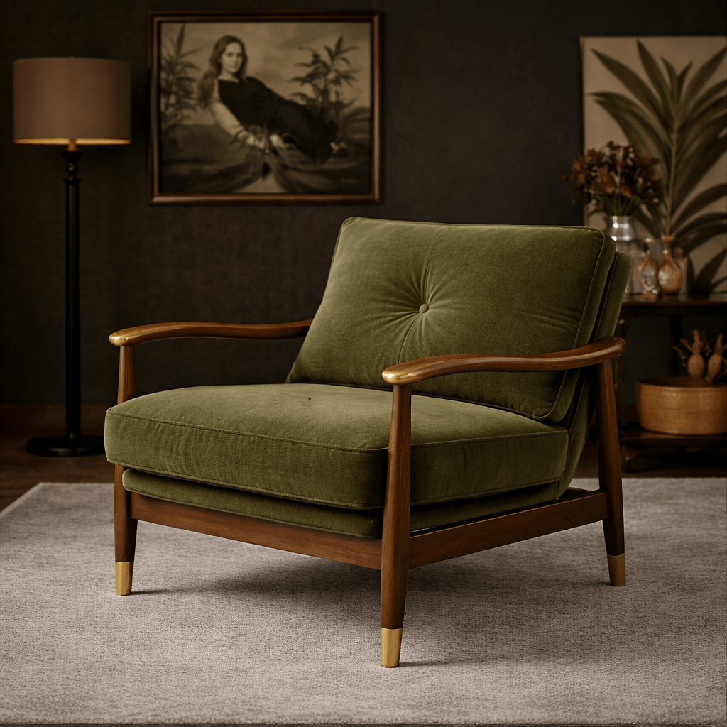 Terrona Accent Chair - Olive