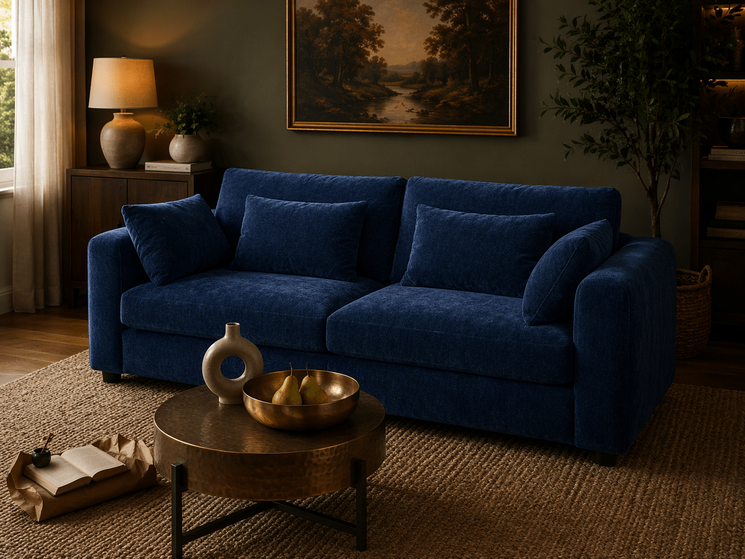 Terrona Rust Sofa 280cm Sofas & Loveseats| Roots Furniture
