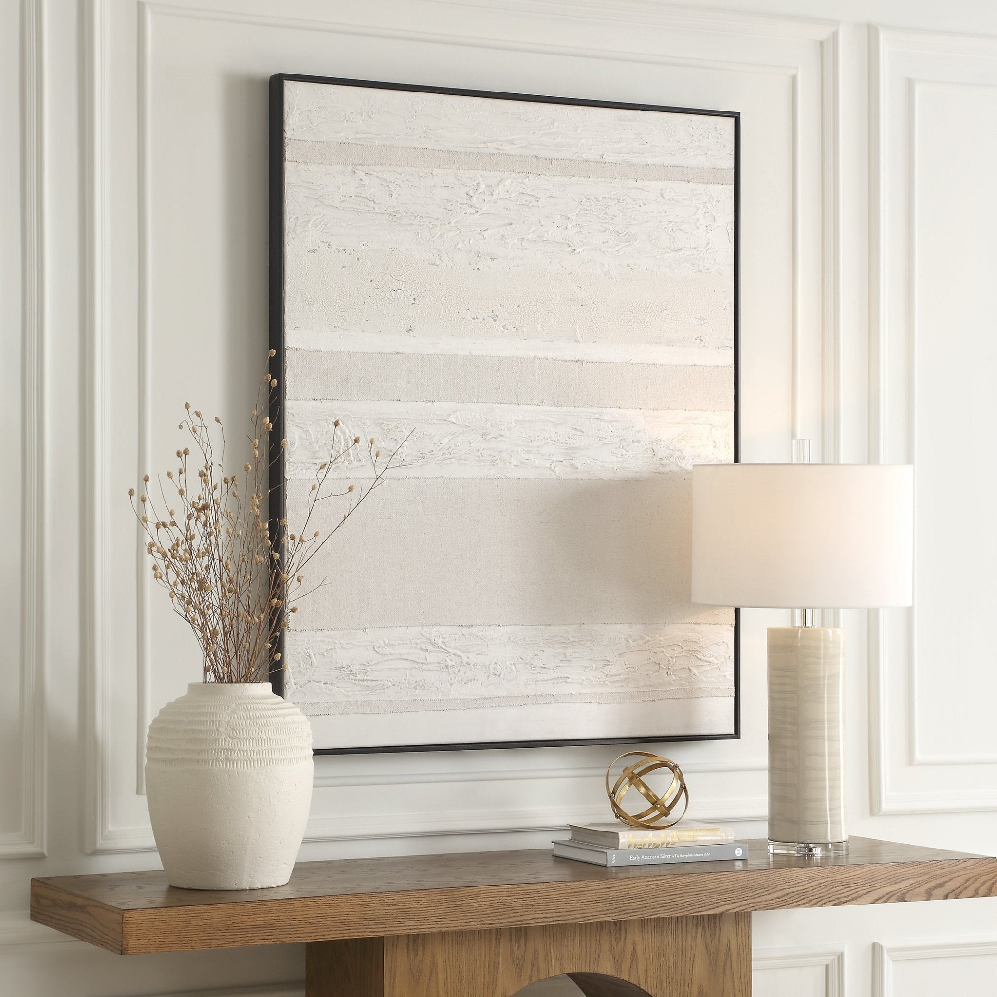 TEXTURED ABSTRACT Hand Painted Canvas Wall Art| Uttermost
