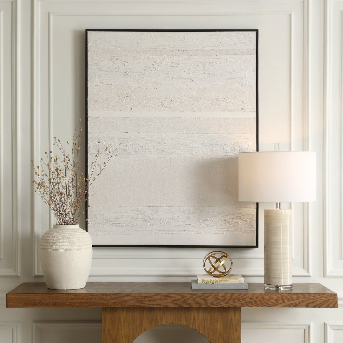 TEXTURED ABSTRACT Hand Painted Canvas Wall Art| Uttermost