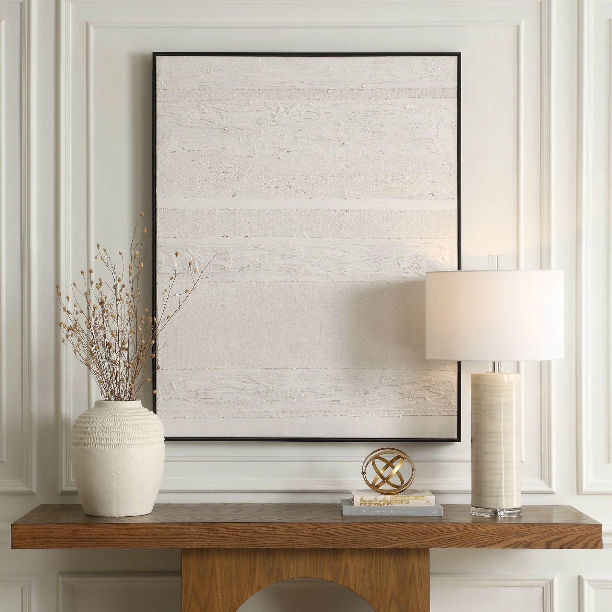 TEXTURED ABSTRACT Hand Painted Canvas Wall Art| Uttermost