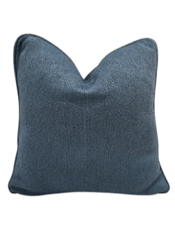 Textured Blue Cushion - Al Rugaib Furniture