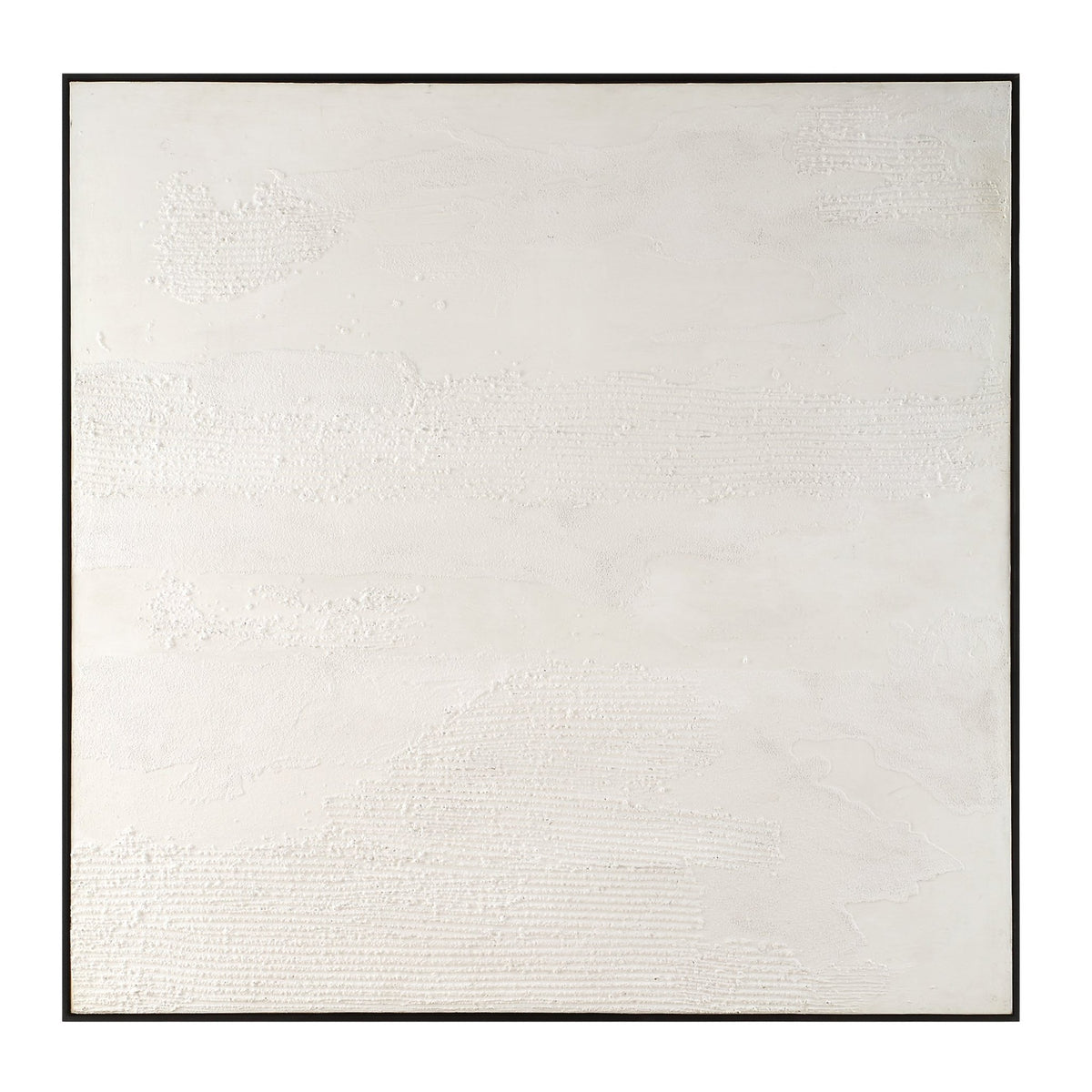TEXTURED WHITE Hand Painted Canvas Wall Art| Uttermost