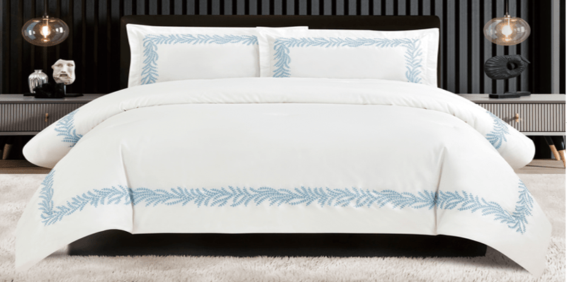 E2002 TH-E2002 Kyle K DUVET Comforter Sets (3 PCS) - Al Rugaib Furniture