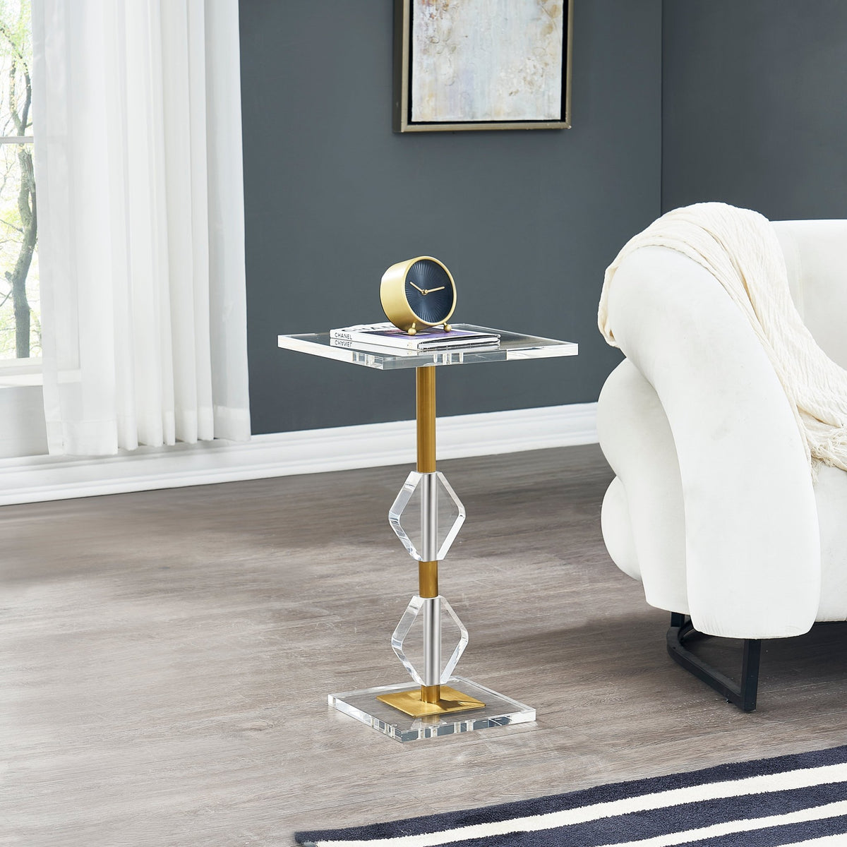 The one Acrylic Side Table Accent & End Tables| Roots Furniture