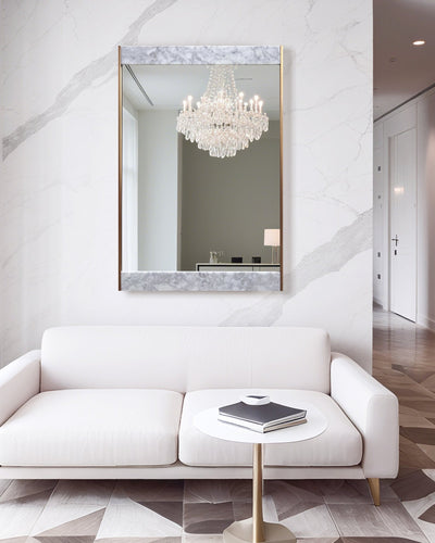 The Siena Marble Mirror - Al Rugaib Furniture