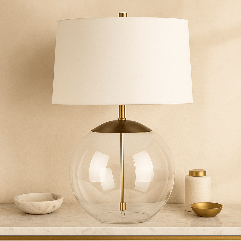 The Spire Glass table lamp - Al Rugaib Furniture