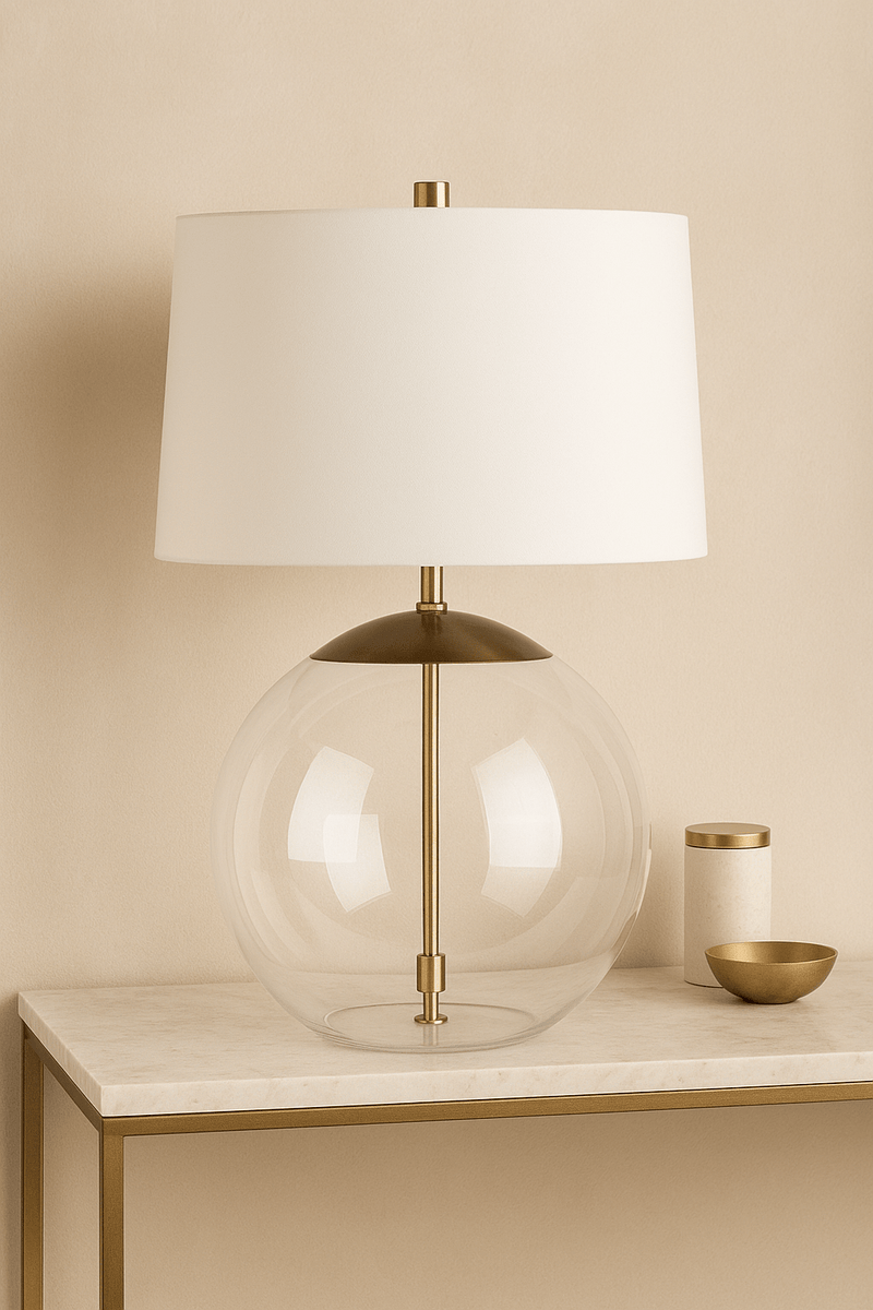 The Spire Glass table lamp - Al Rugaib Furniture