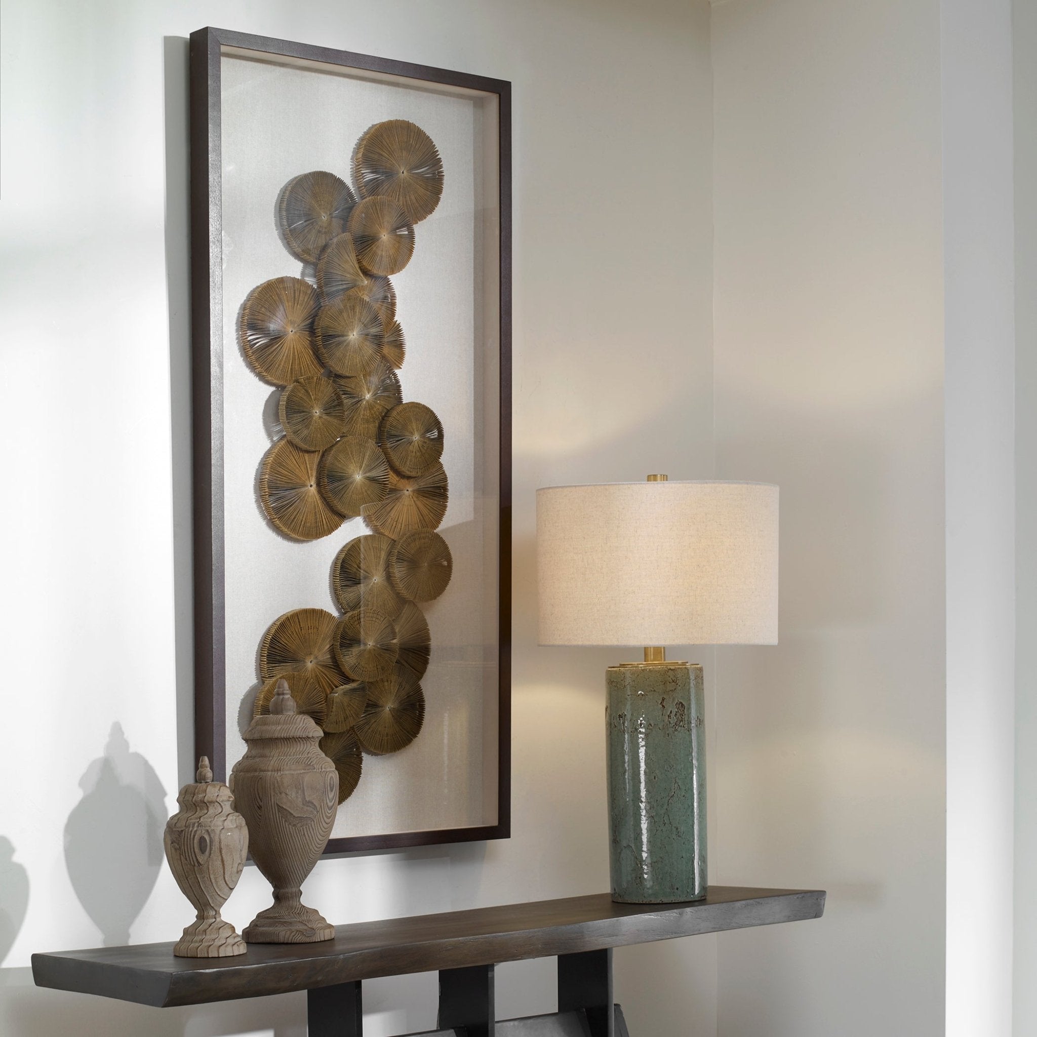 The Times Shadow Box Table Decors| Uttermost