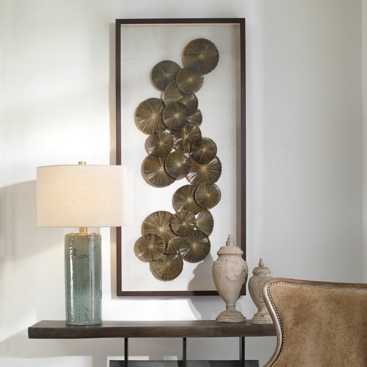 The Times Shadow Box Table Decors| Uttermost