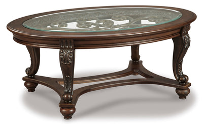 Thelmshore Oval Cocktail Table - Al Rugaib Furniture