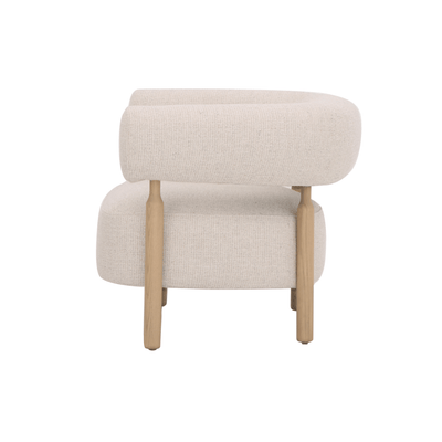 Thorne Ivory Accent Chair (89cm) - Al Rugaib Furniture