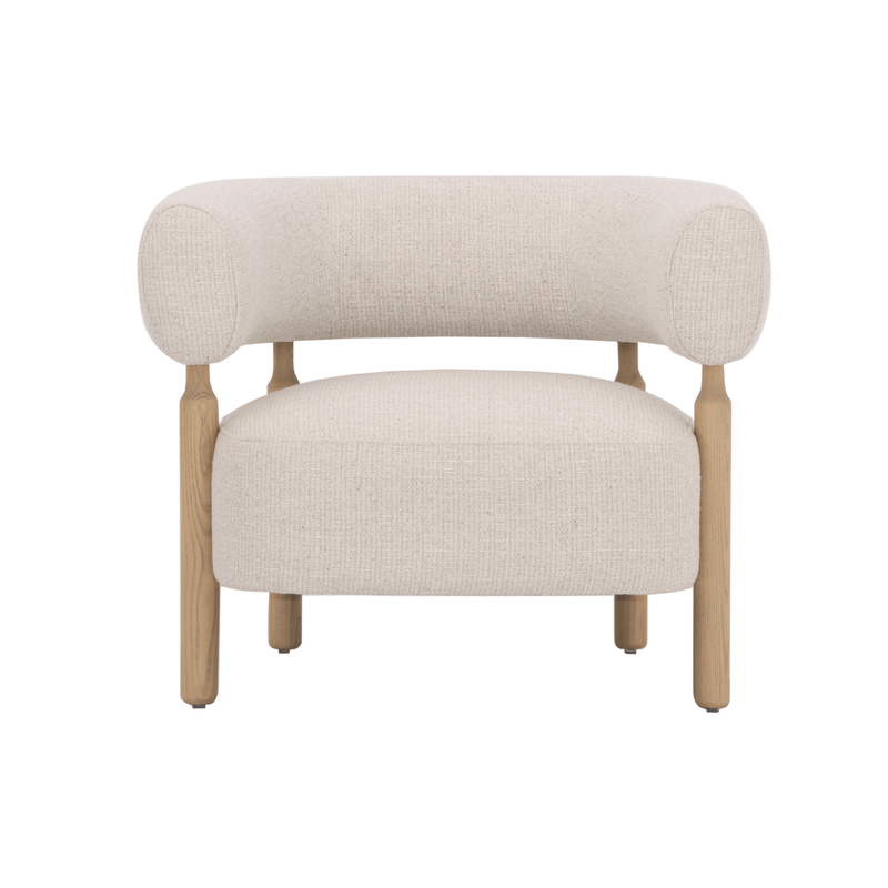 Thorne Ivory Accent Chair (89cm) - Al Rugaib Furniture
