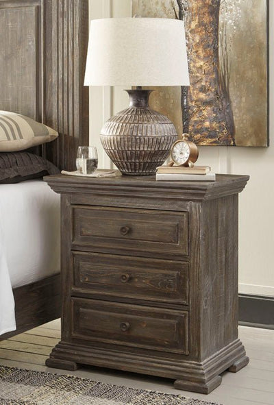 THREE DRAWER NIGHT STAND - Al Rugaib Furniture