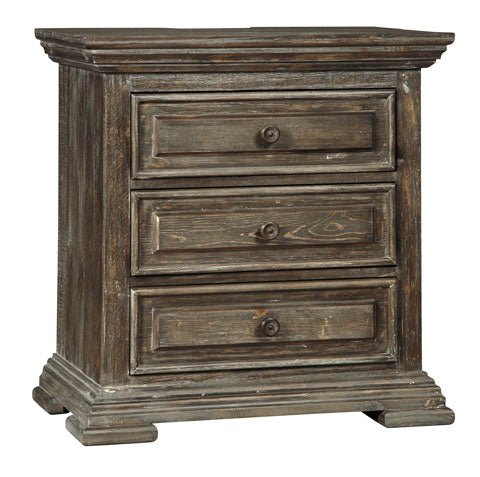 THREE DRAWER NIGHT STAND - Al Rugaib Furniture
