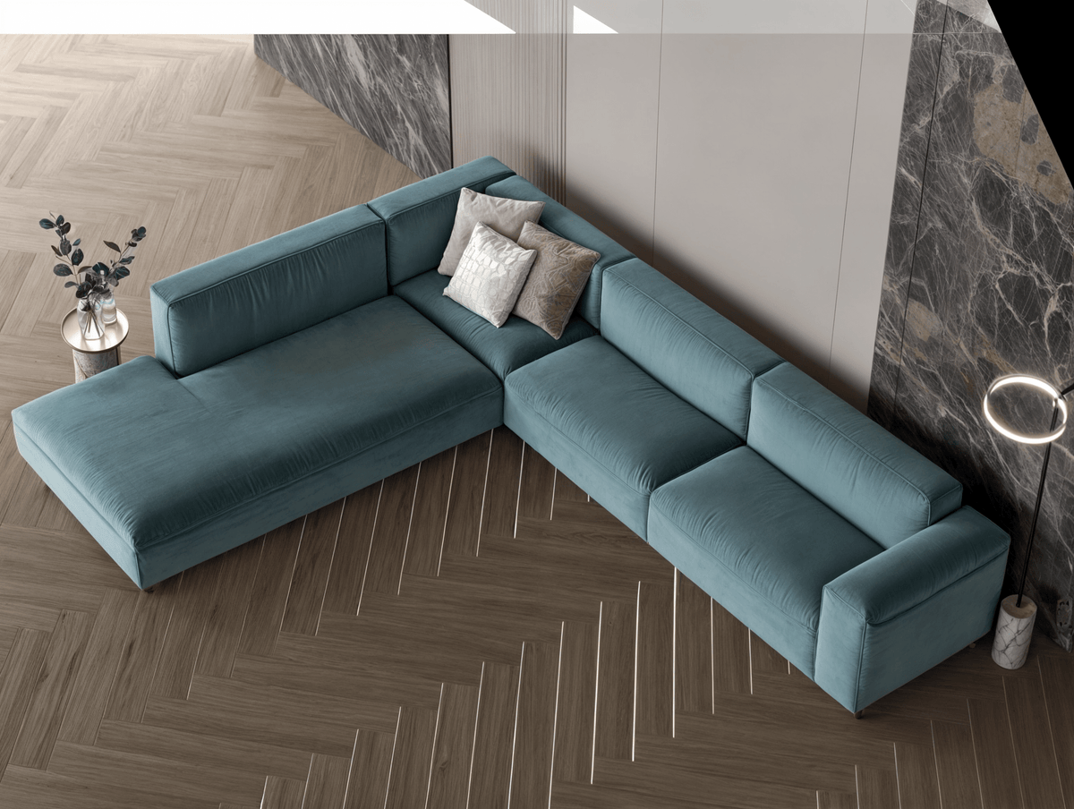 Tiffany corner sofa model "Sahar" in size 270×210 Sectionals| Oak