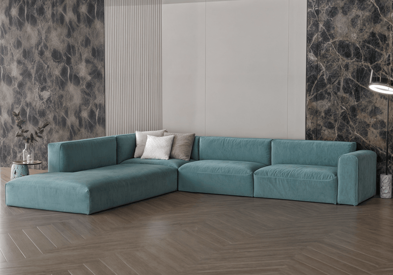 Tiffany corner sofa model "Sahar" in size 270×210 - Al Rugaib Furniture