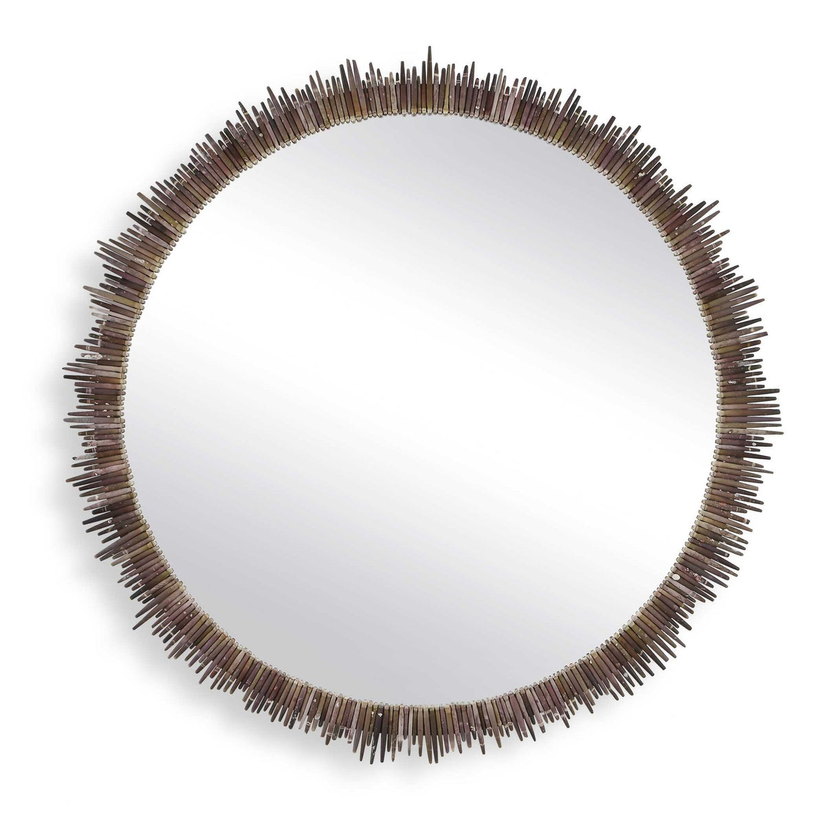 Tiger Sea Urchin Round Mirror Mirrors| Uttermost