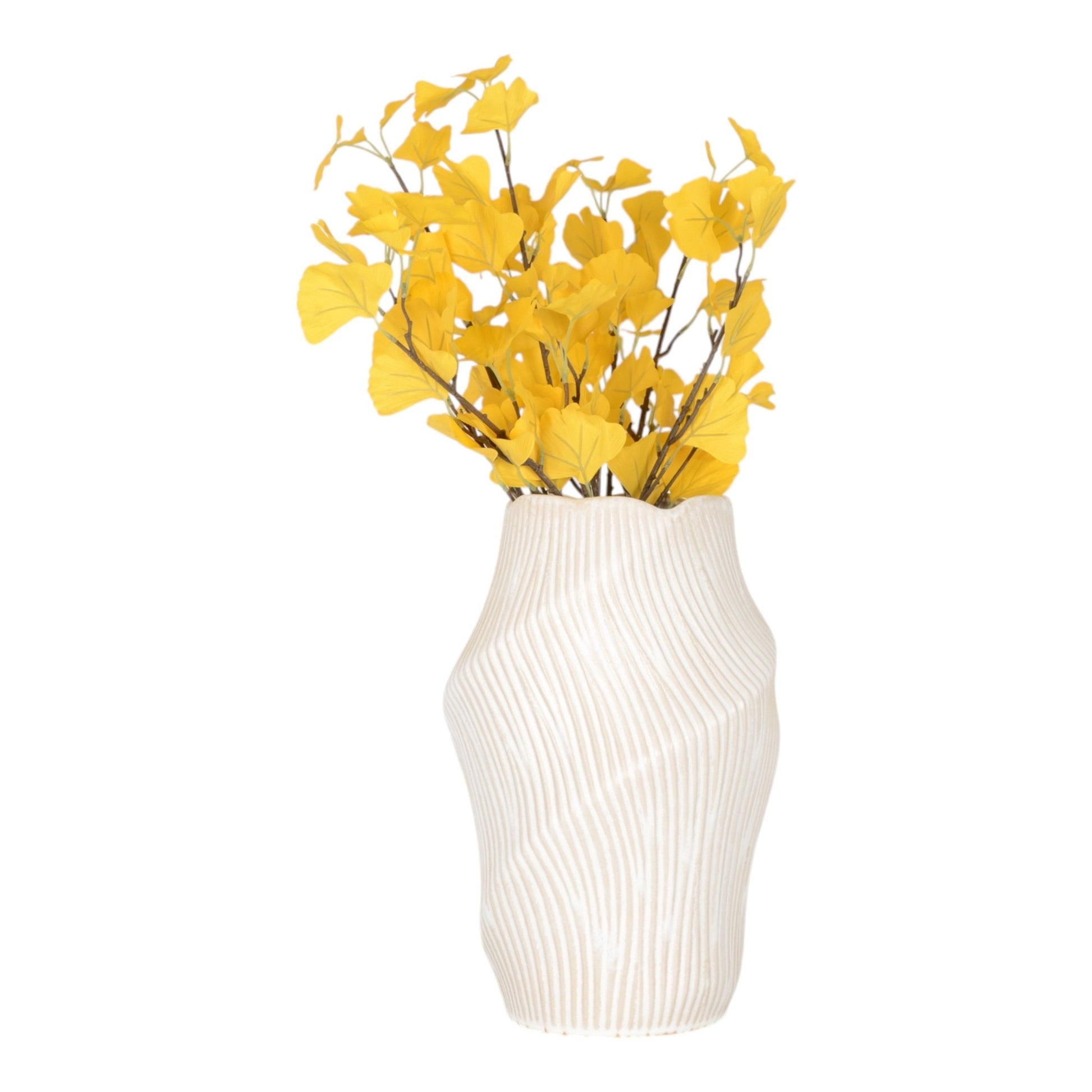 Tihany Blue/Cream Vase Vases and Jars| Sagebrook Home