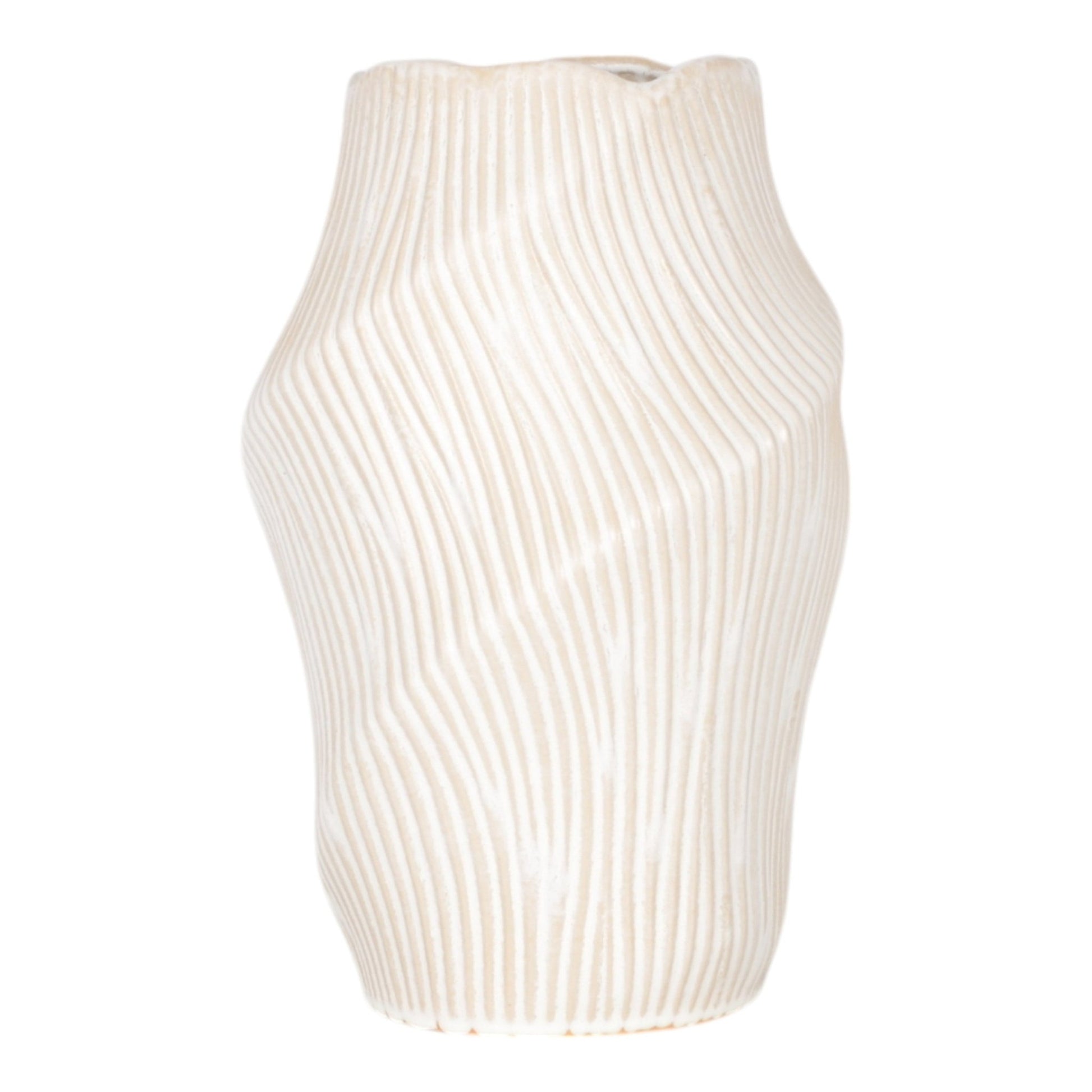 Tihany Blue/Cream Vase Vases and Jars| Sagebrook Home