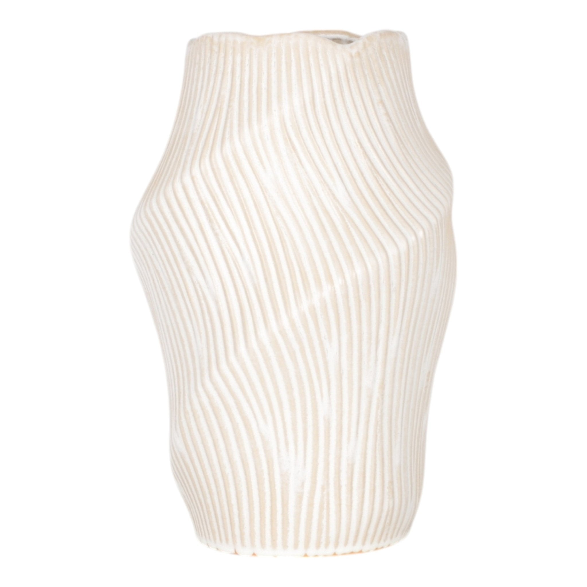 Tihany Blue/Cream Vase Vases and Jars| Sagebrook Home