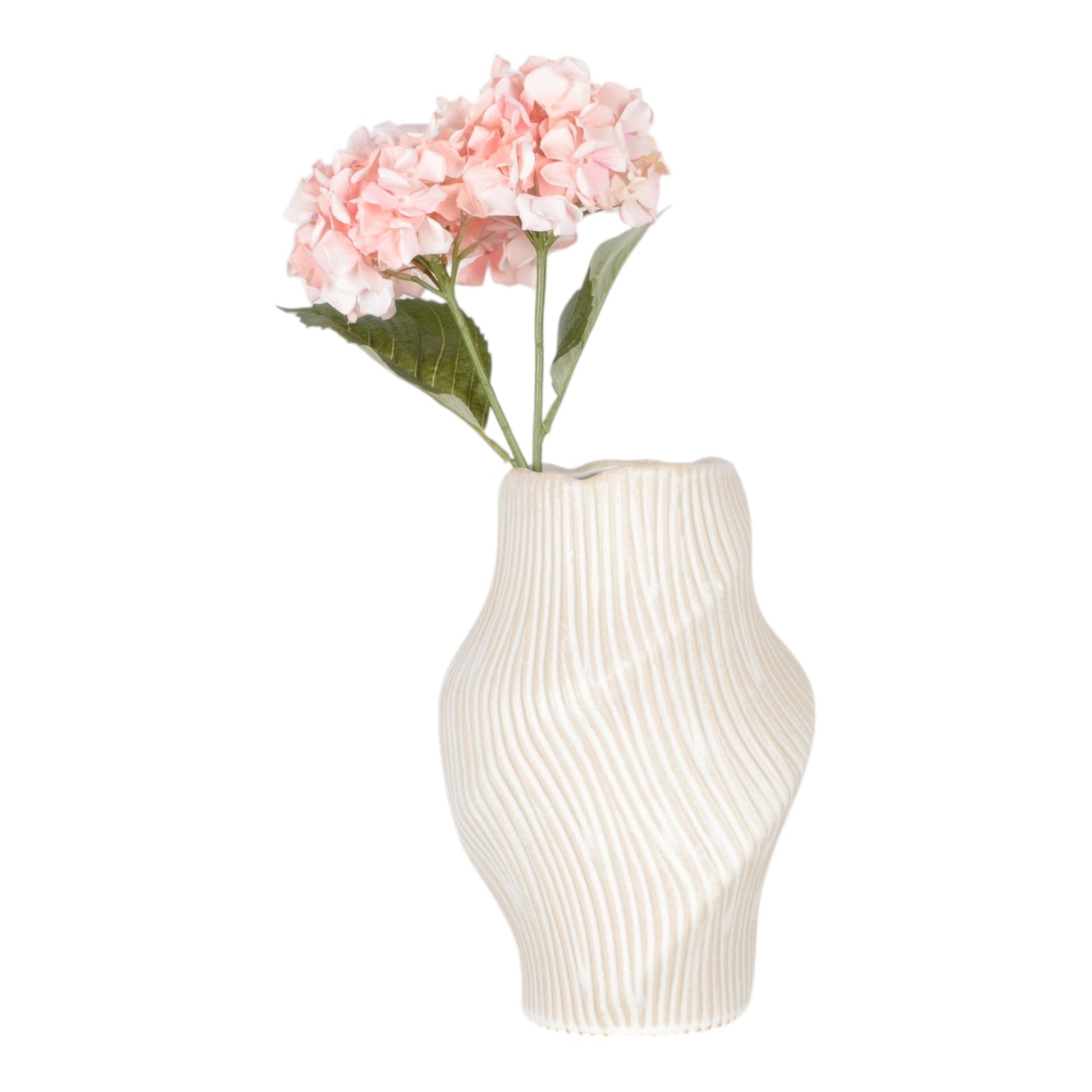 Tihany Blue/Cream Vase Vases and Jars| Sagebrook Home